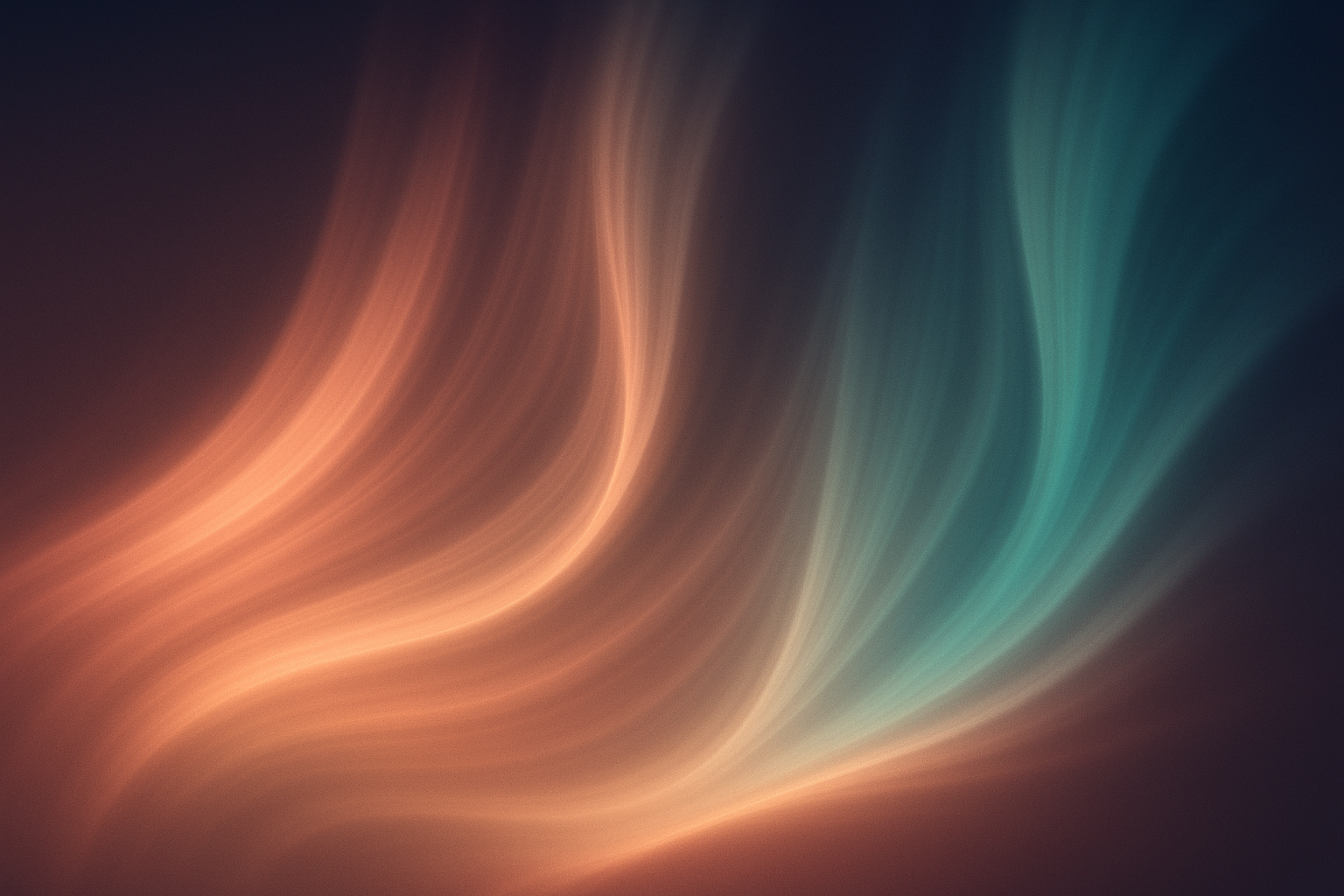 Aurora veils of soft light