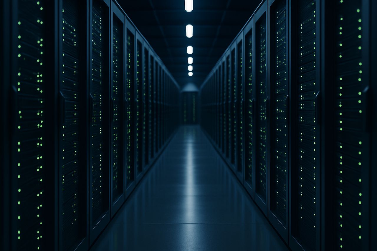 Hochverfügbares Server- und Cloud-Rechenzentrum mit redundanter Architektur