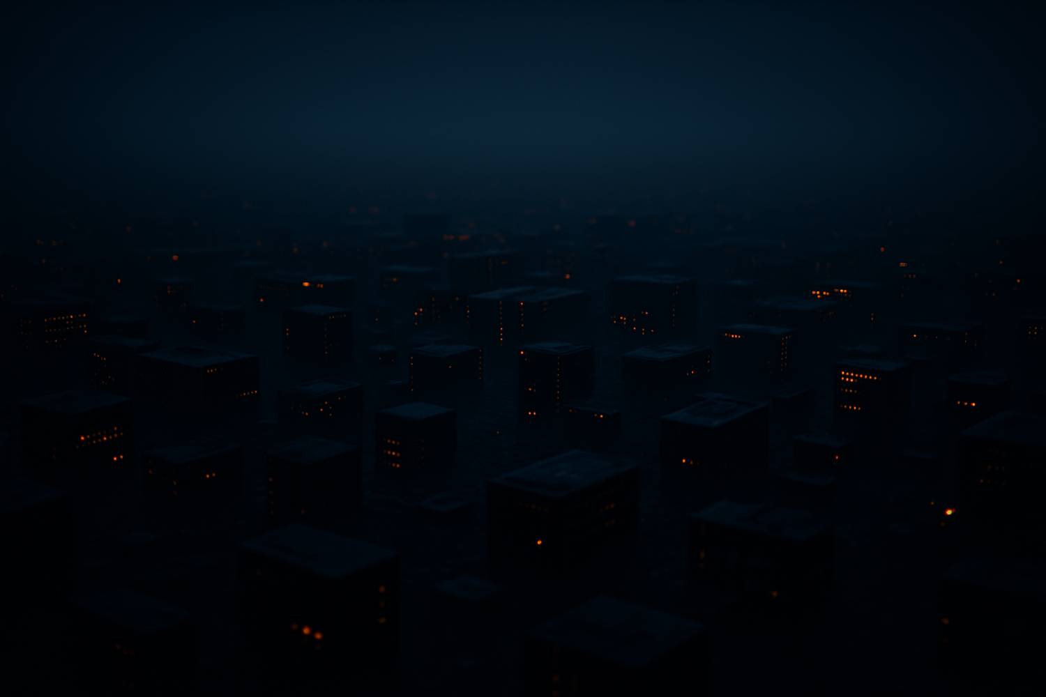 Rows of compute nodes powering AI workloads for a virtual company